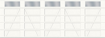 Configuration A, Cœur rainuré - 5 volets