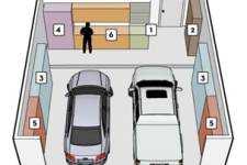Plan 3D d'un garage