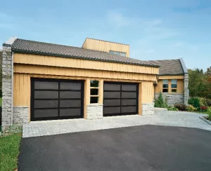 Portes de garage vitrées